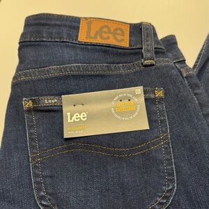 Lee Dark Blue Straight Leg Jeans